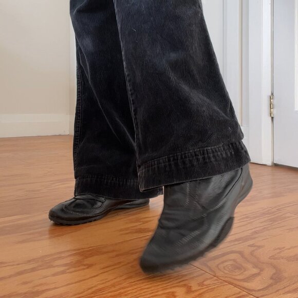 Vintage 2000s Luex Unique Sole Leather Sneaker Velcro - Picture 8 of 8